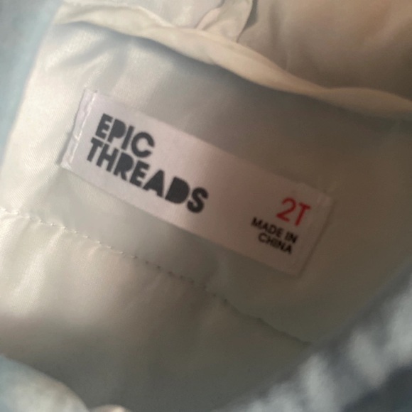 Epic Threads Light Blue Puffer Jacket - Picture 2 of 2